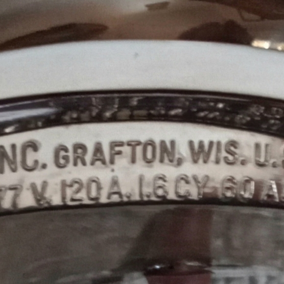 VINTAGE DOUBLE BUFFER STANDING  SHOE SHINE POLISHER - Picture 3 of 6